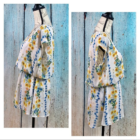 SHOW ME YOUR MUMU Rowdy Dandy Daisy Stripe Romper - Picture 4 of 13